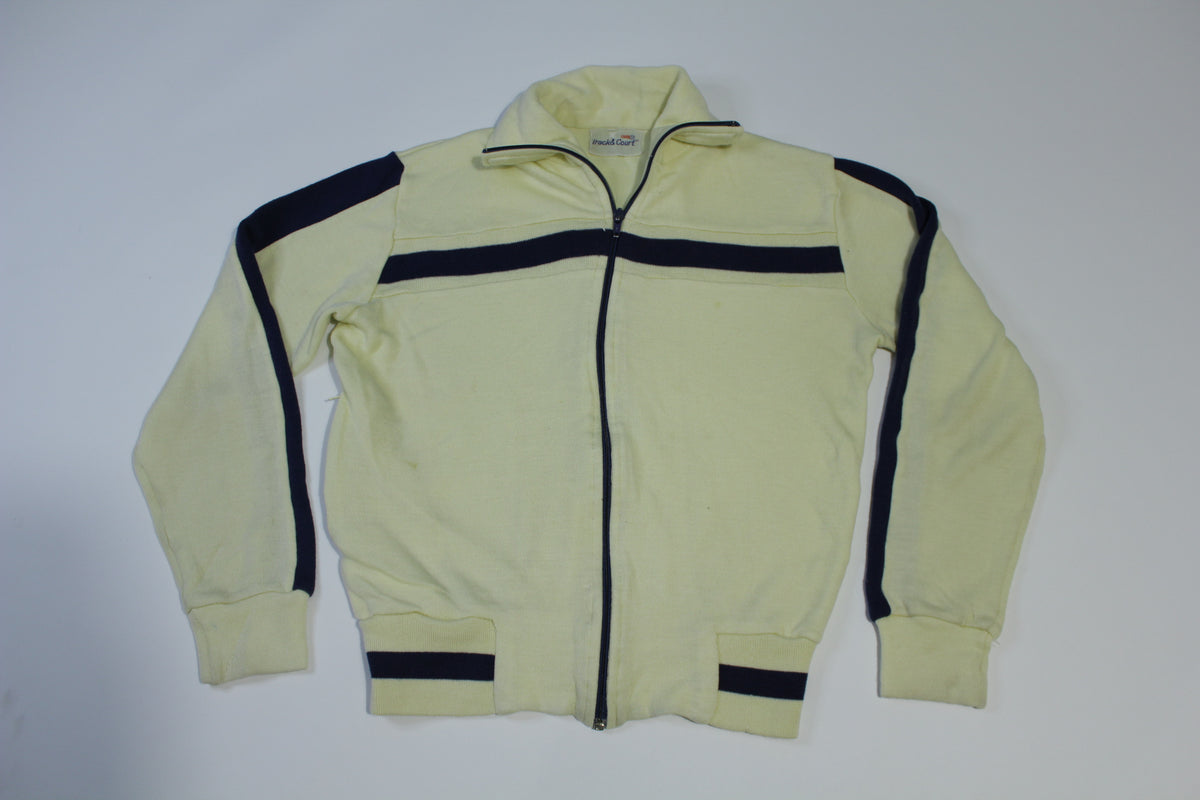 Track & Court Vintage 80's Color Block Full Zip Track Jacket