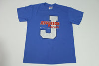 Jefferson Patriots Big J Vintage 80's Single Stitch School Pride T-Shirt