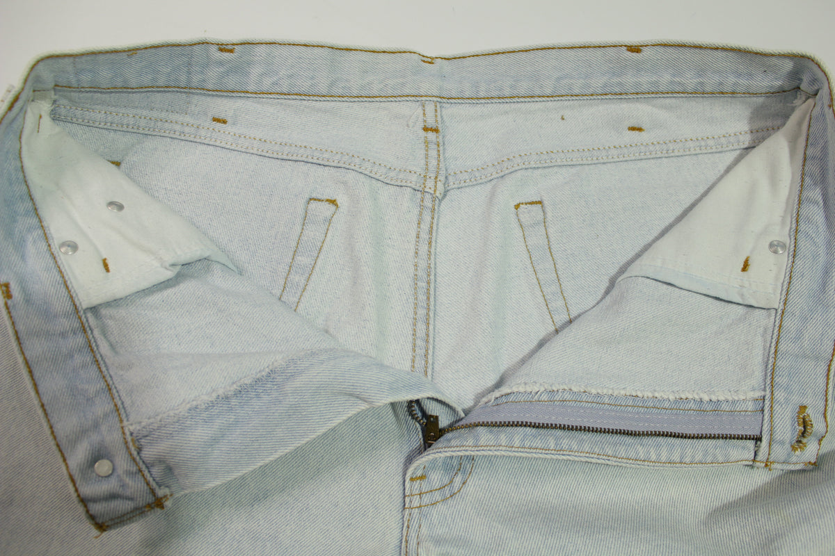 JC Penneys Weekends Vintage 80's Acid Washed Made In USA Jeans