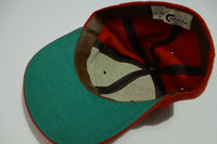 Columbia Hat Co. Red Wool Vintage 50's Fitted Hunting Hunters Cap Hat Elmer Fudd Portland