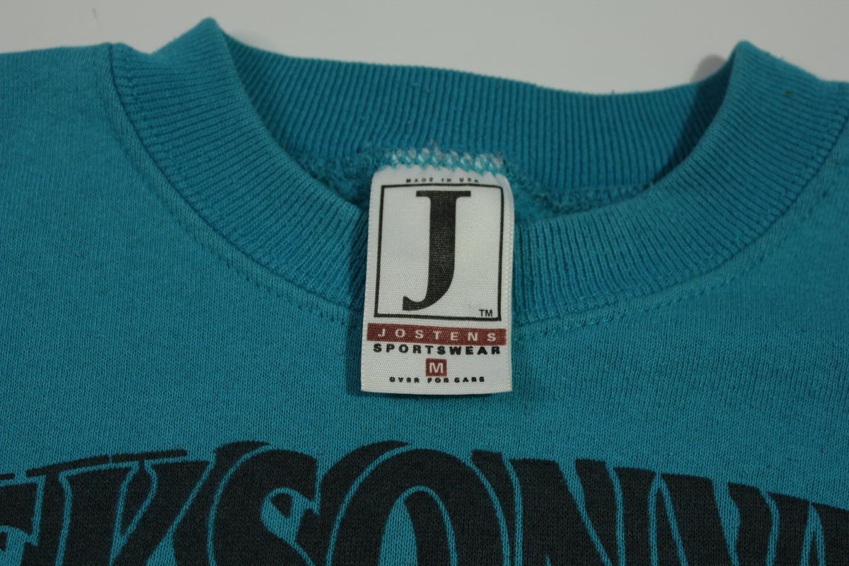 Jacksonville Jaguars Vintage 90's Made in USA 1994 Crewneck Banned Logo Sweatshirt