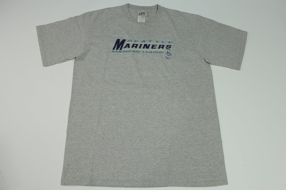 Seattle Mariners American League Vintage 90's Lee Sport Embroidered T-Shirt