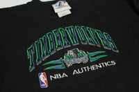 Minnesota Timberwolves Vintage 90's NBA Authentics Logo Embroidered Crewneck Sweatshirt