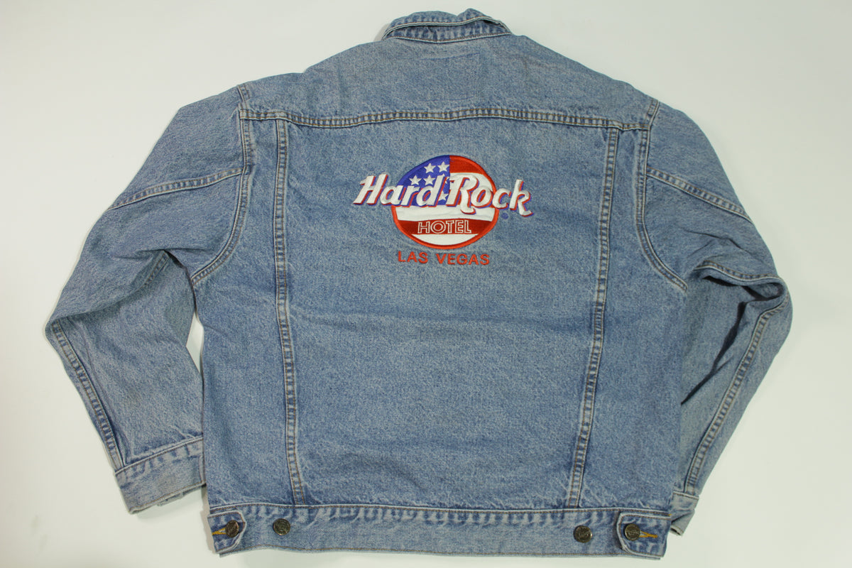 Hard Rock Cafe Hotel Vintage 90's Las Vegas USA Denim Jean Jacket