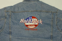 Hard Rock Cafe Hotel Vintage 90's Las Vegas USA Denim Jean Jacket