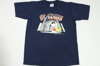 St. Louis Gateway Arch Vintage 80's Snoopy Tweety Peanuts Cartoon Joe Cool T-Shirt