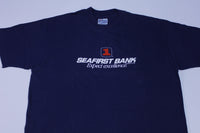 Seafirst Bank Expect Excellence Vintage Seattle 80's Single Stitch T-Shirt