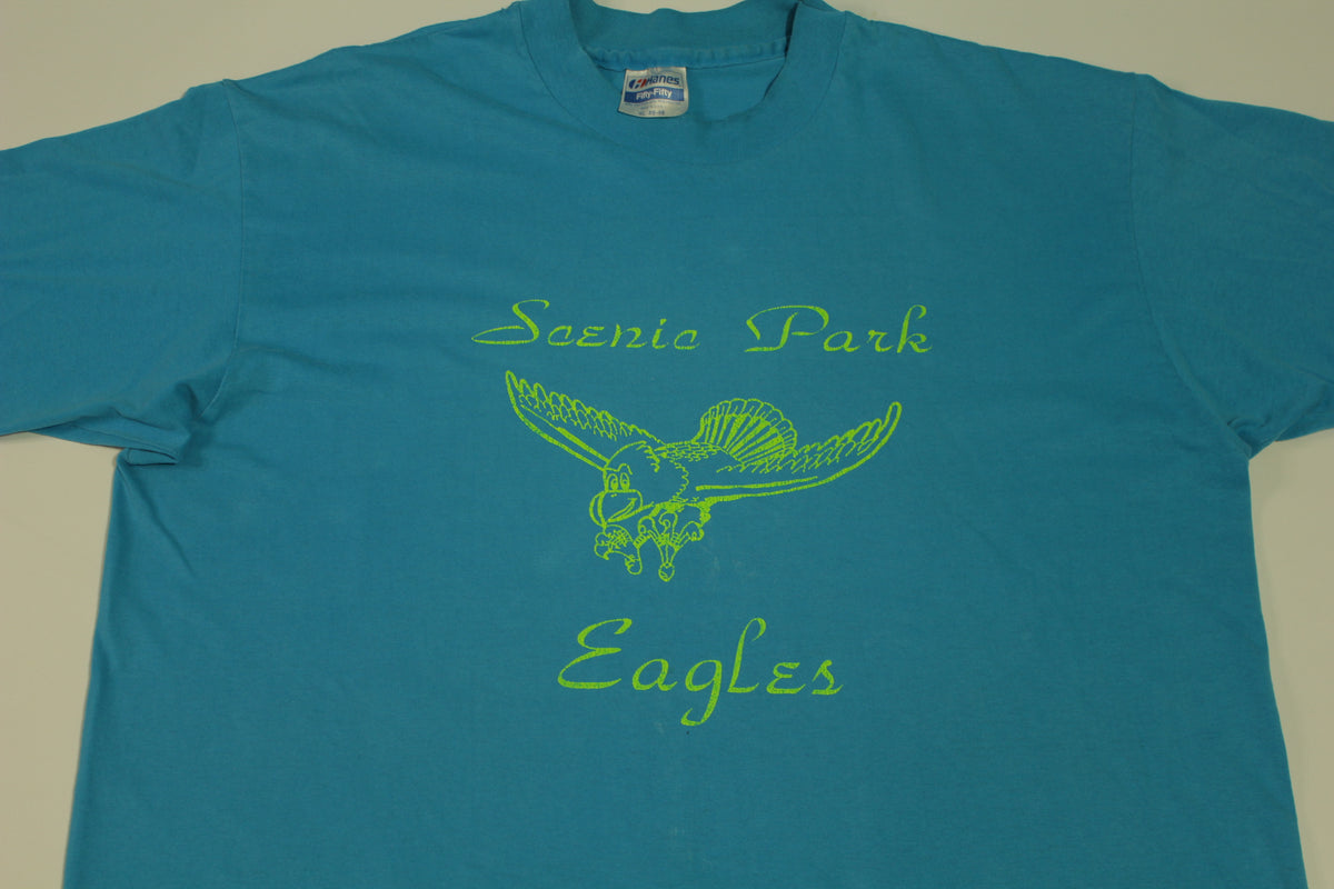 Scenic Park Elementary Vintage 80's Anchorage Alaska Single Stitch T-Shirt