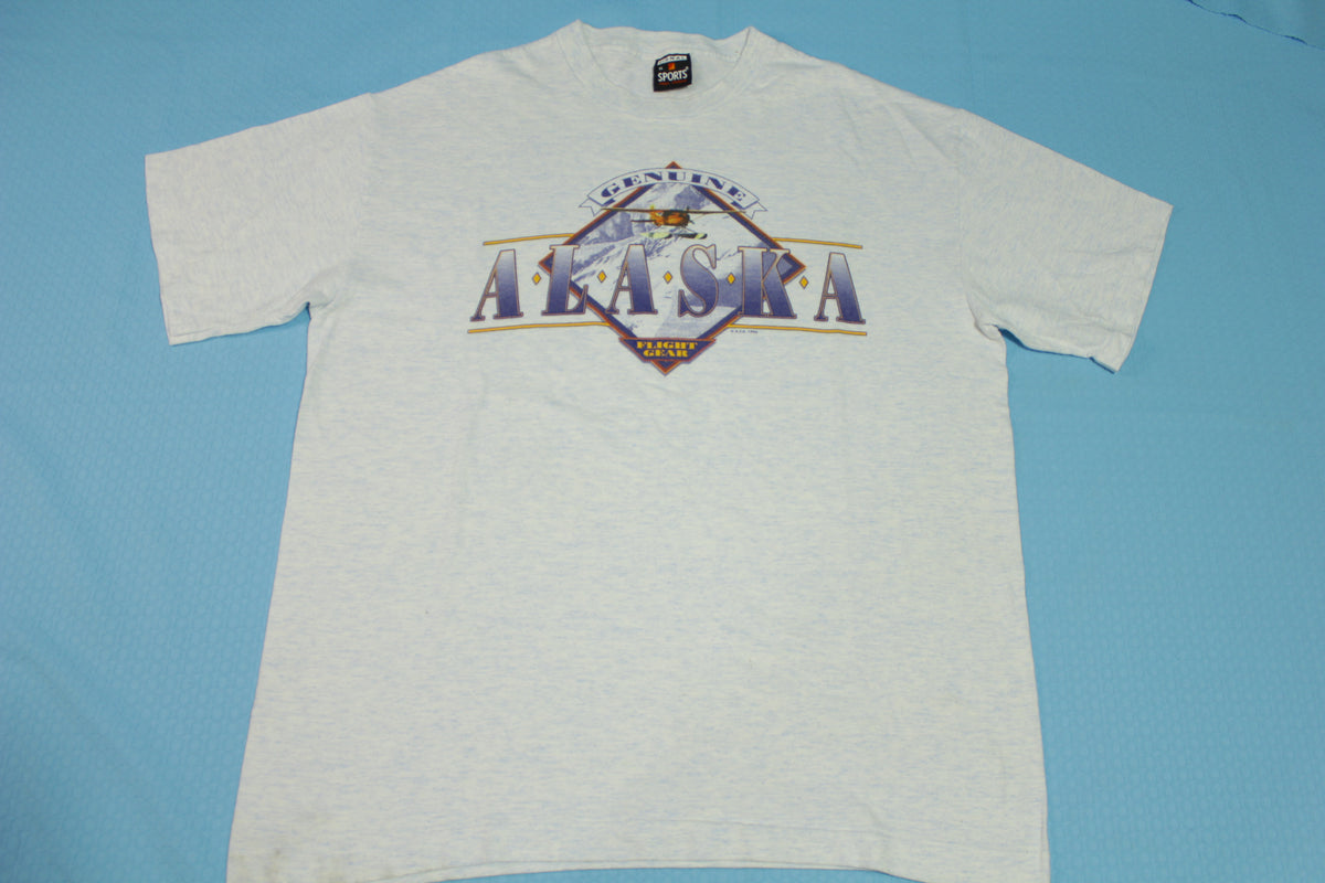 Genuine Alaska Flight Gear Vintage 90's Single Stitch Bush Plane Tourist T-Shirt