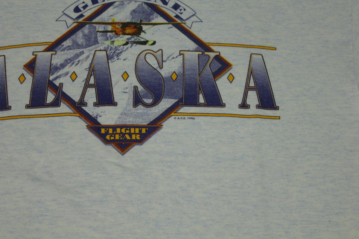 Genuine Alaska Flight Gear Vintage 90's Single Stitch Bush Plane Tourist T-Shirt