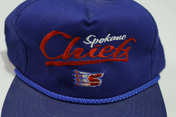 Spokane Chiefs Hockey Deadstock Kudzu Vintage 90's Adjustable Snapback Hat