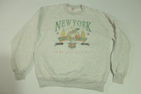 New York City Big Apple Vintage 80's Twin Towers Crewneck Sweatshirt