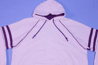 Jerzees Made in USA Striped 80's Purple Navy Blank Sweatshirt