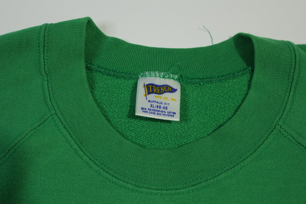 Seattle Sonics Vintage 80's Trench NBA Embroidered Crewneck Sweatshirt