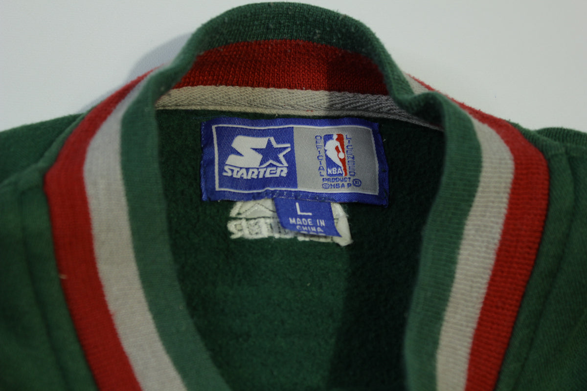 Seattle Sonics Vintage 90's Starter NBA Embroidered Crewneck Sweatshirt