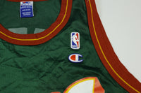 Shawn Kemp Vintage 90s Champion 1996 Seattle Sonics #40 Size 48 Jersey Made in USA