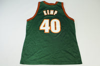 Shawn Kemp Vintage 90s Champion 1996 Seattle Sonics #40 Size 48 Jersey Made in USA
