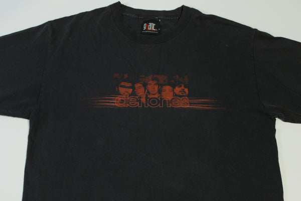 Deftones Vintage Y2K Giant Tag Band Photo Concert Tour T-Shirt