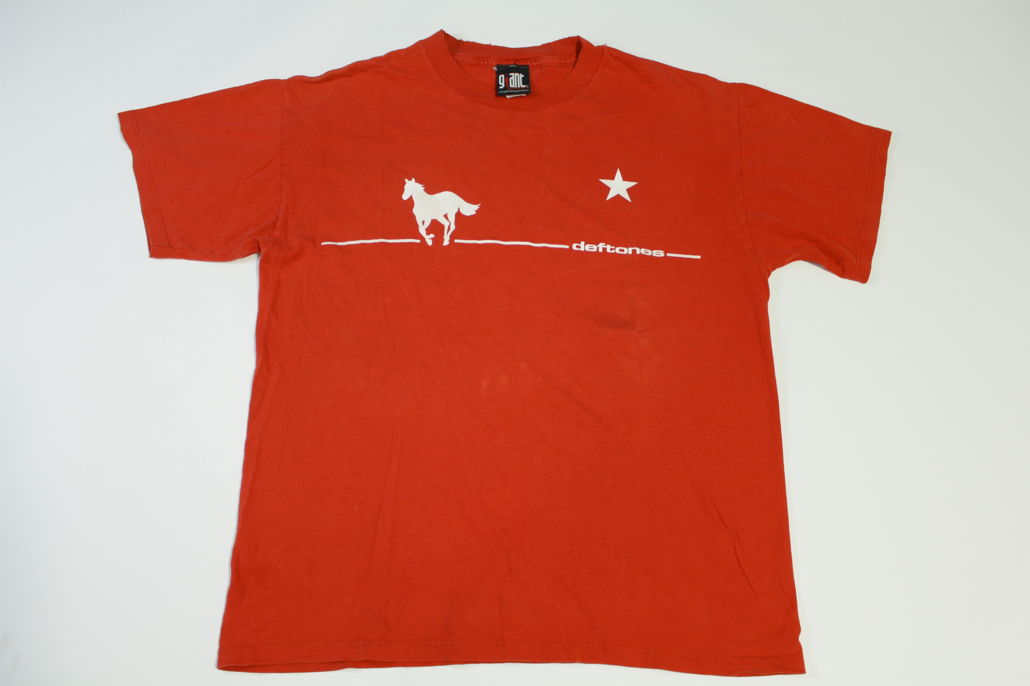 Deftones vintage white pony shirt popular