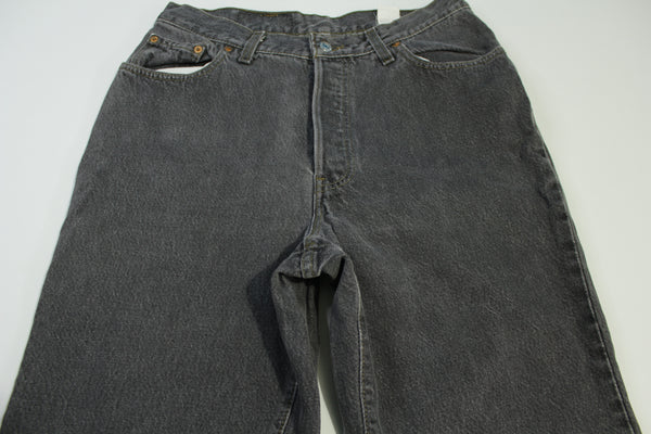 Levis 501 Button Fly Vintage 80's Denim Grunge Punk Red Tab Blue Jeans 17501-0658