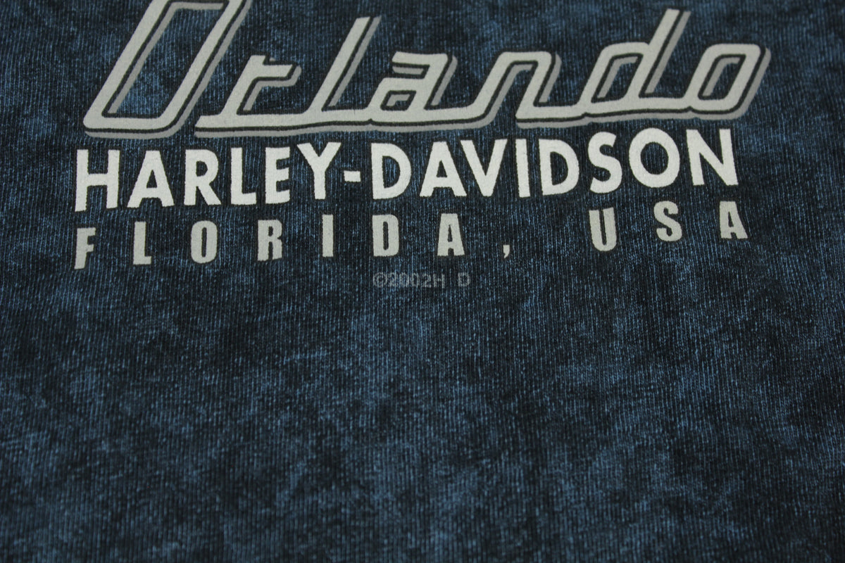 Harley Davidson Motorcycles Orlando Florida Eagle Made in USA Vintage 2004 T-Shirt