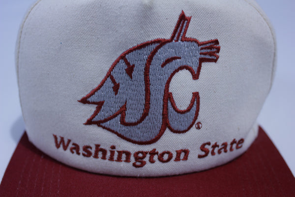 WSU Washington State Cougars K Products USA Vintage 90's Adjustable Snapback Hat