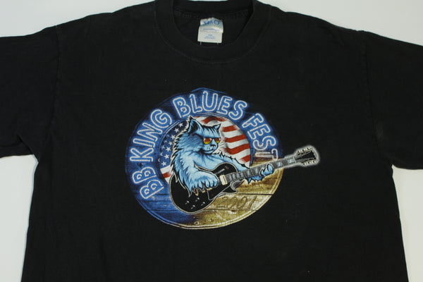 BB King Blues Fest Vintage 2001 Buddy Guy John Hiatt Tommy Castro Tour Concert T-Shirt