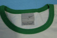 NIke Air Ringer Green Vintage Y2K Silver Tag Big Swoosh Logo T-Shirt