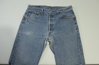 Levis 501xx Button Fly Vintage 90's Denim Grunge Punk Red Tab Blue Jeans 0797