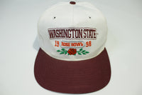 Washington State 1998 WSU Michigan Rose Bowl Vintage 90's Adjustable Snapback Hat