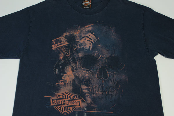 Harley Davidson West Bend WI Skull Vintage Y2K T-Shirt