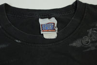 American By Birth Biker By Choice Dixie Cycle Co Kennewick Vintage 90s Motorcycle Biker T-Shirt