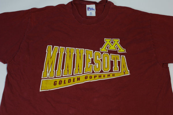 Minnesota Golden Gophers Vintage Pro Player Single Stitch 90's College Made in USA T-Shirt