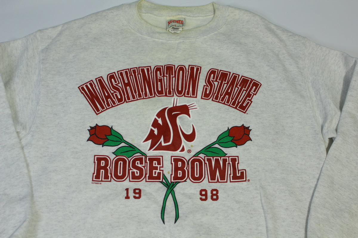 WSU Washington State Cougars Vintage 1998 90's Rose Bowl Nutmeg Mills Sweatshirt