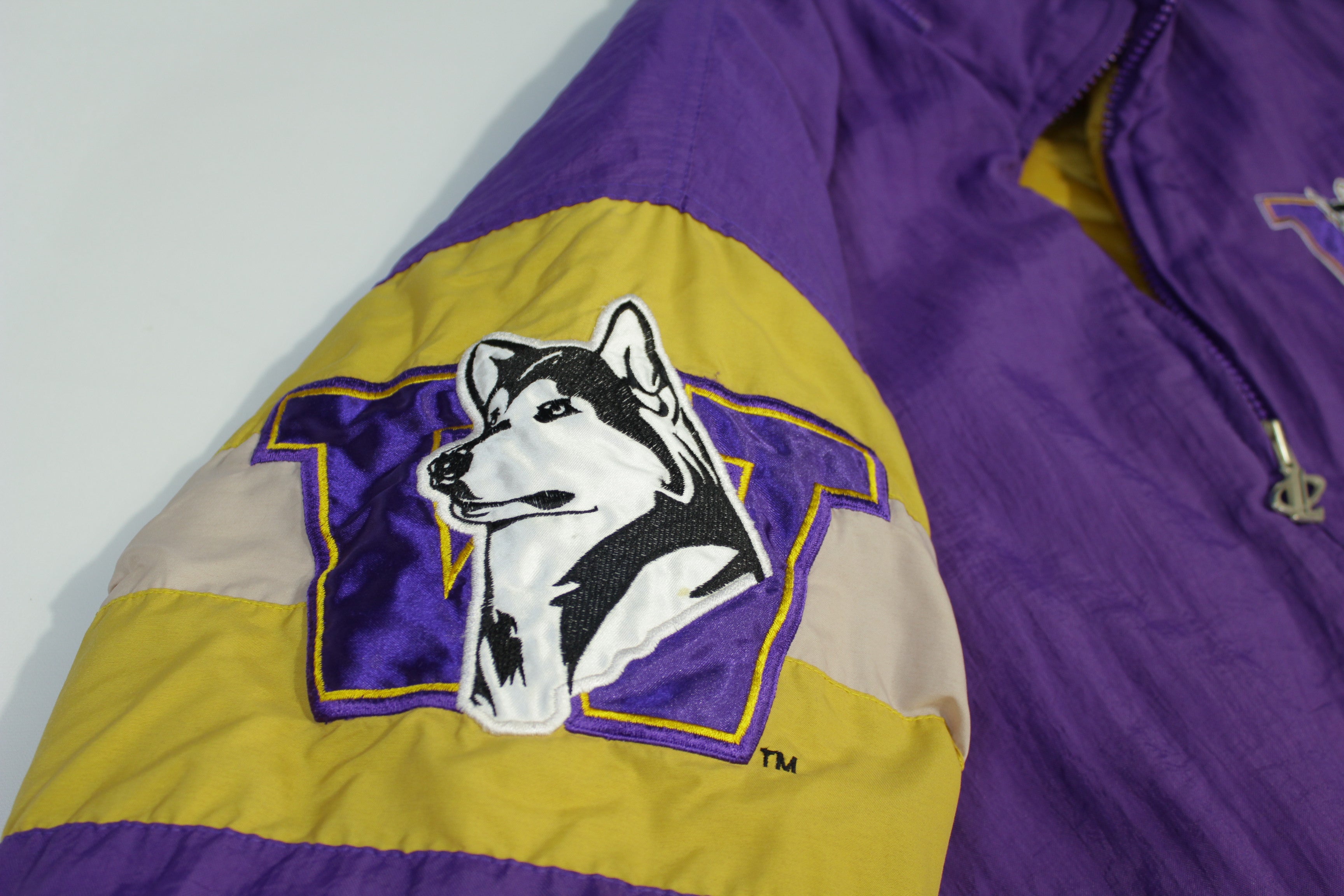 Vintage Washington Huskies Jacket Size XL retailer Pro Player Reversible Puffer UW DAWGS