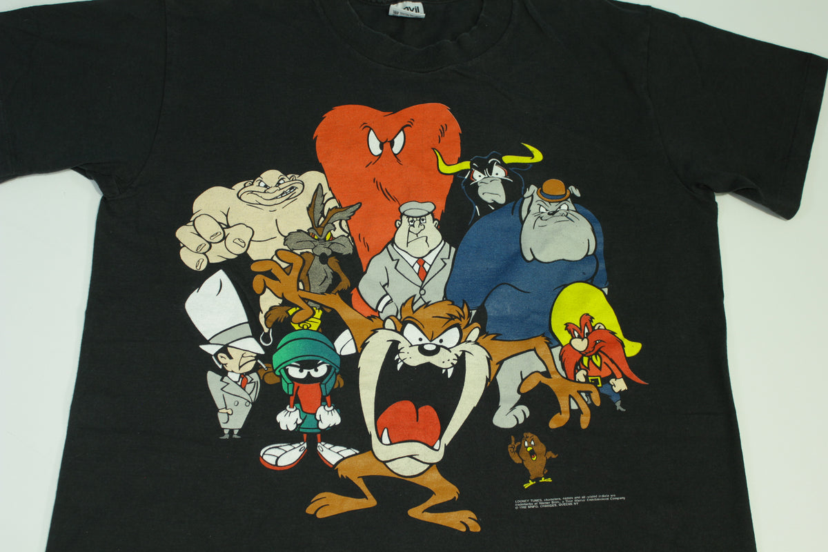 Looney Tunes Vintage 1992 Villians Bad Guys 90's Cartoon Characters Changes T-Shirt