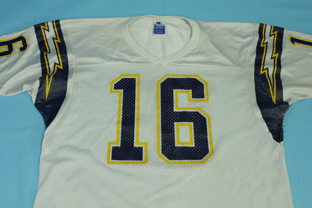 San Diego Chargers Ryan Leaf #16 Vintage 90's Champion Away Football Jersey