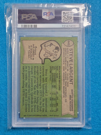 Steve Largent 1977 - 1989 Complete Basic Topps Player Set PSA Graded Mint 9 & 10 (RC)