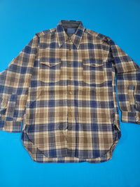 Pendleton Vintage Plaid Made in USA 70's Deadstock Wool Board Button Up Shirt