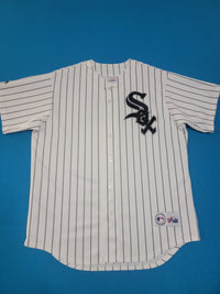 Chicago Whitesox Pinstripe Majestic Made in USA MLB Genuine Merchandise Jersey