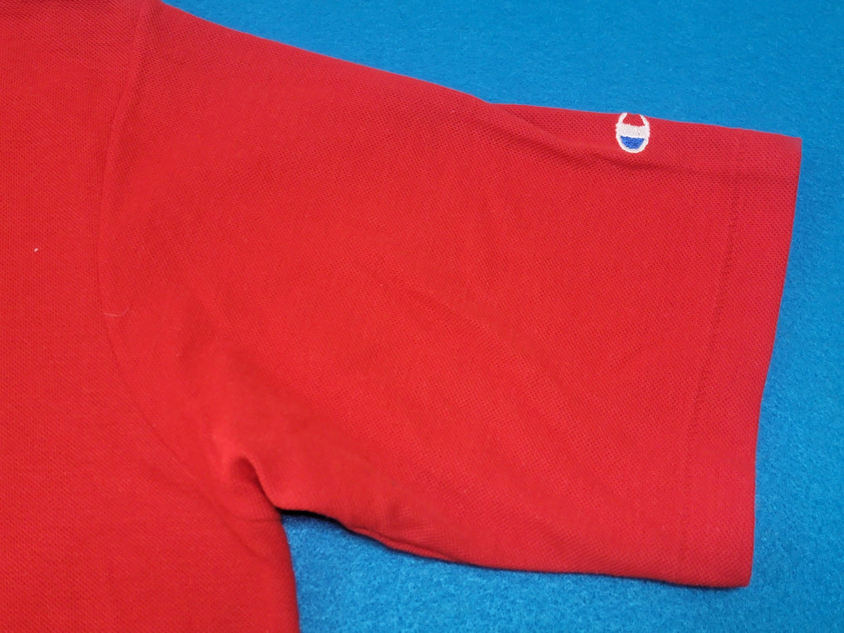 New England Patriots Champion USA Made Vintage 80's Football Polo Shirt