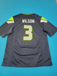 Russell Wilson #3 Seattle Seahawks Nike On Field Stitched Football XLIX Super Bowl Jersey