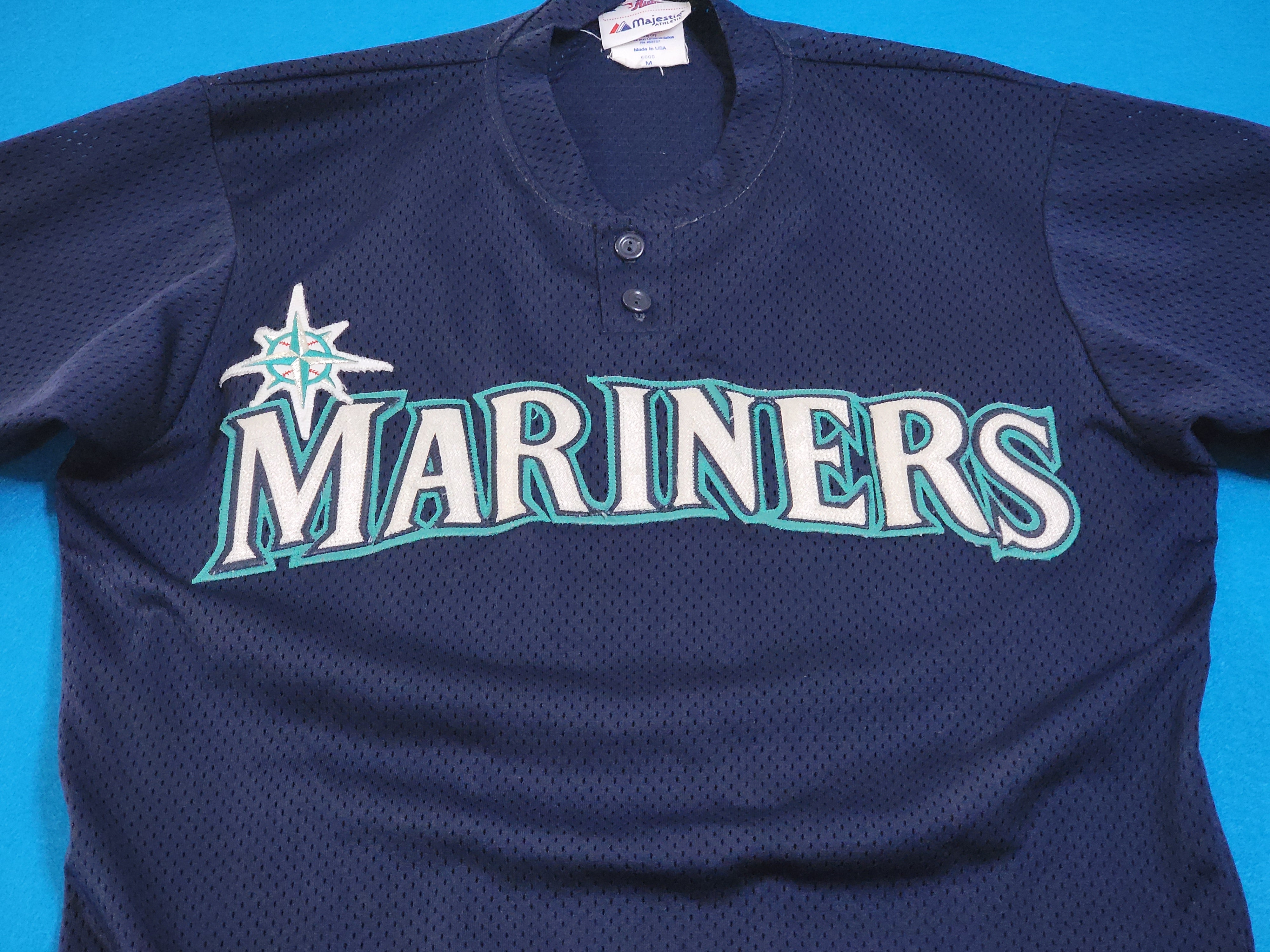 未使用品。majestic authentic ROSS Seattle Mariners Vintage USA Made Majestic Authentic Collection