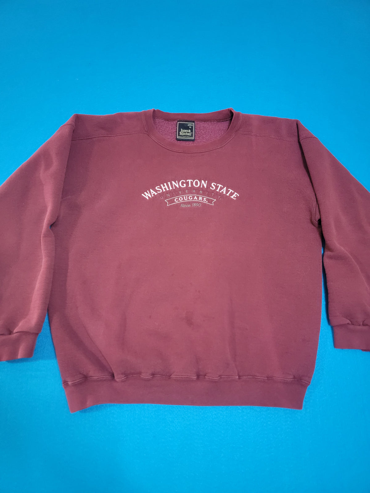 WSU Washington State Cougars Vintage 90's Made in USA Crewneck Sweatshirt