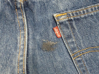 Levis 501 Button Fly Vintage 90's USA MADE May 1996 Denim Grunge Punk Red Tab Blue Jeans