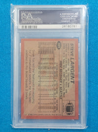 Steve Largent 1977 - 1989 Complete Basic Topps Player Set PSA Graded Mint 9 & 10 (RC)