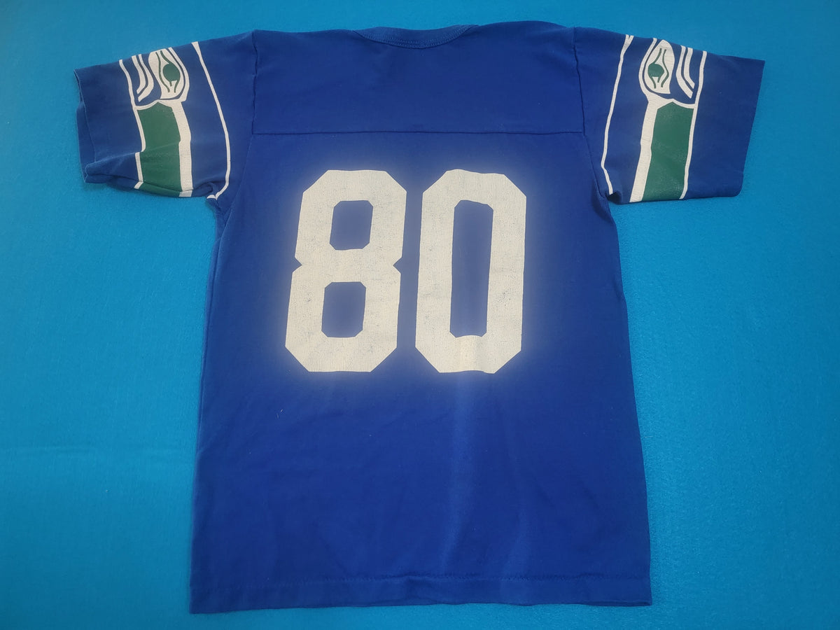 Seattle Seahawks Steve Largent #80 Vintage 80's Rawlings T-Shirt Jersey
