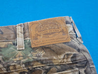 Cabelas Realtree Camo Pants Hardwoods Made in USA Hunting Loop Rugged Jeans