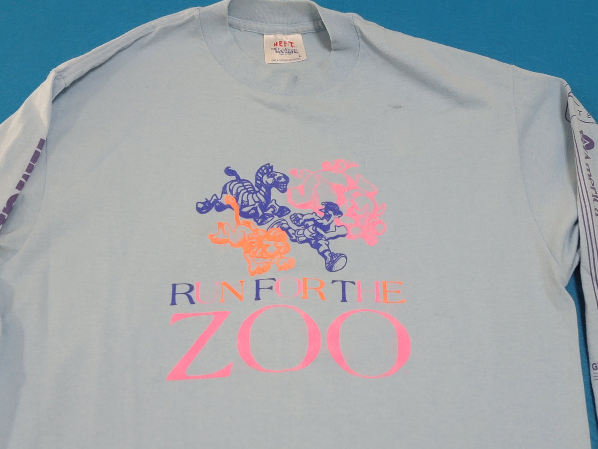 Run For The Zoo Vintage 80s Jogging West Marathon Long Sleeve T-Shirt
