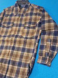 Pendleton Vintage Plaid Made in USA 70's Deadstock Wool Board Button Up Shirt